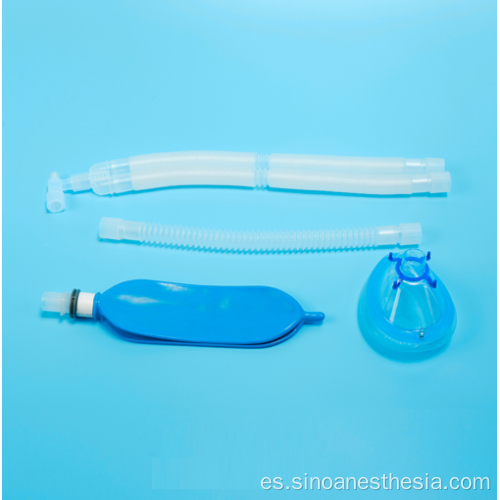 Circuito respiratorio de anestesia corrugado expandible
